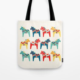 Swedish Horses Tote Bag