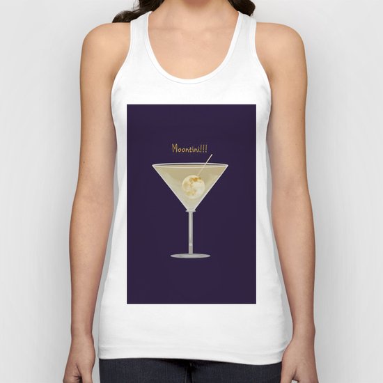 Time For A Moontini! Unisex Tank Top