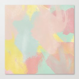 Abstract Pastel Acrylic Canvas Print