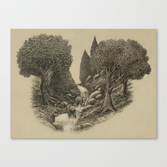 Bear Creek Canvas Print