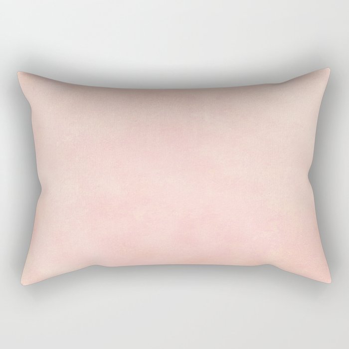 pink blush color trend plain texture Rectangular Pillow