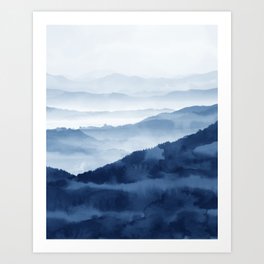 Blue Forest Art Prints For Any Decor Style Society6