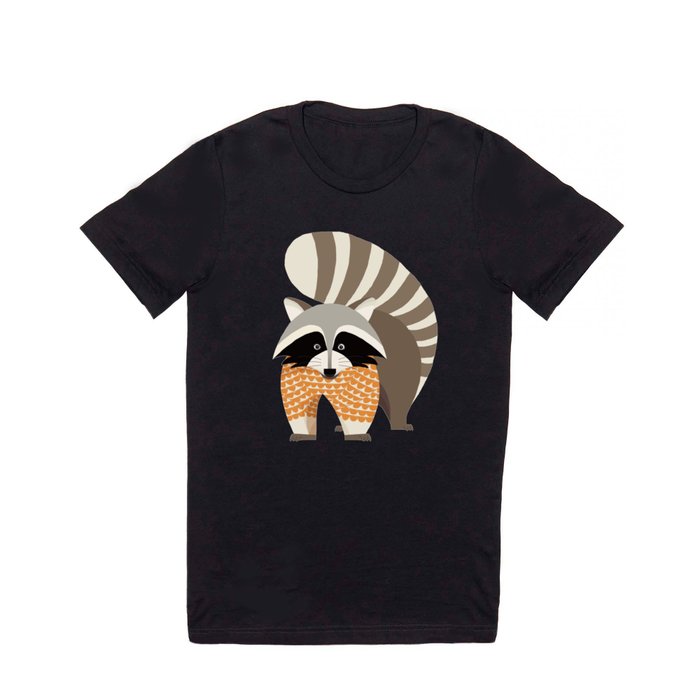 Whimsical Raccoon T Shirt