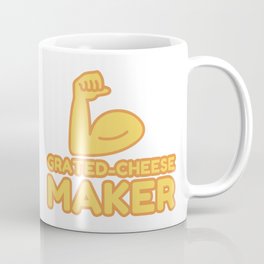 GRATED-CHEESE MAKER - funny job gift Coffee Mug | Grated Cheesemaker, Graphicdesign 