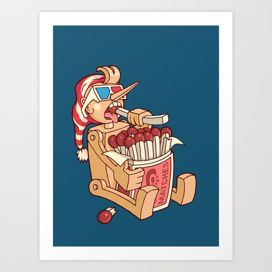 A taste of movie Art Print