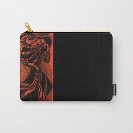 Walking I Carry-All Pouch | Painting, Illustration, People, Graphic Design 