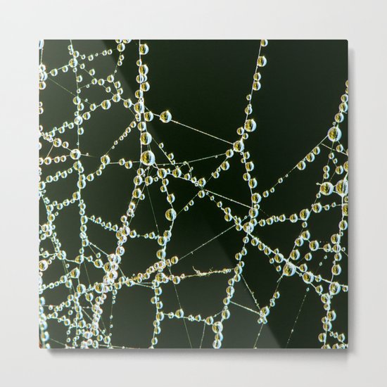 beads of gold Metal Print
