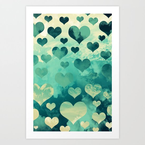 Happy in Love Art Print