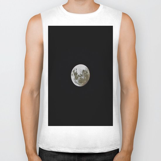 "I'm Full", said the Moon. Biker Tank