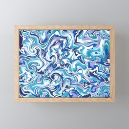 Blue Marble Framed Mini Art Print