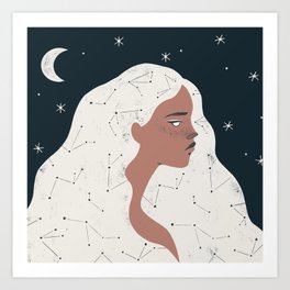 keeper of stars Art Print