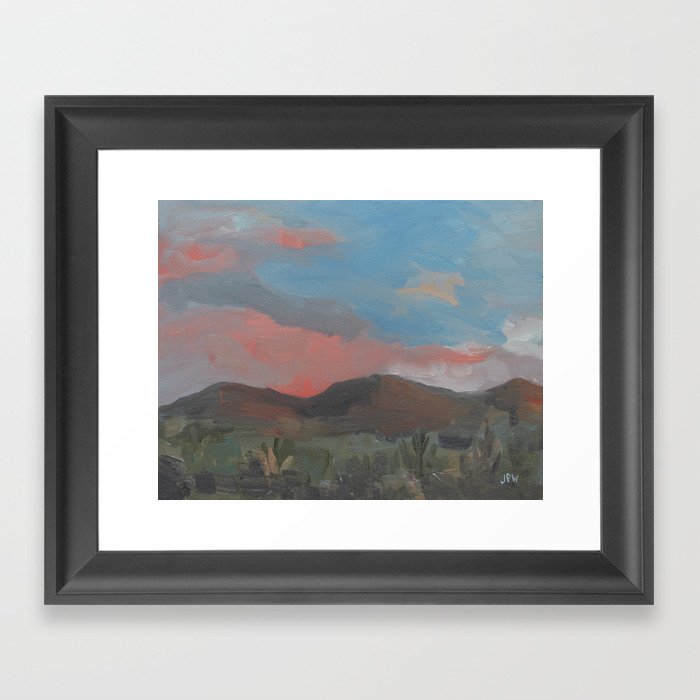 Porter Sunset Framed Art Print