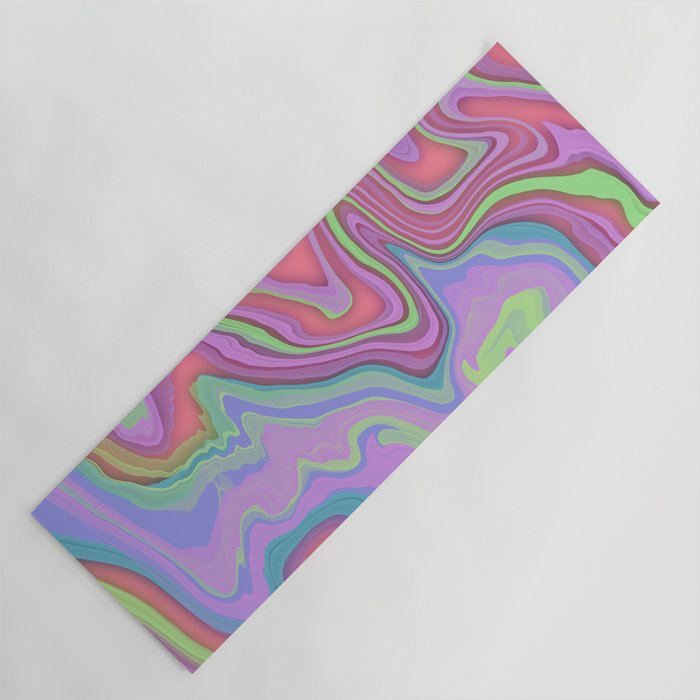 Trippy yoga mat sale