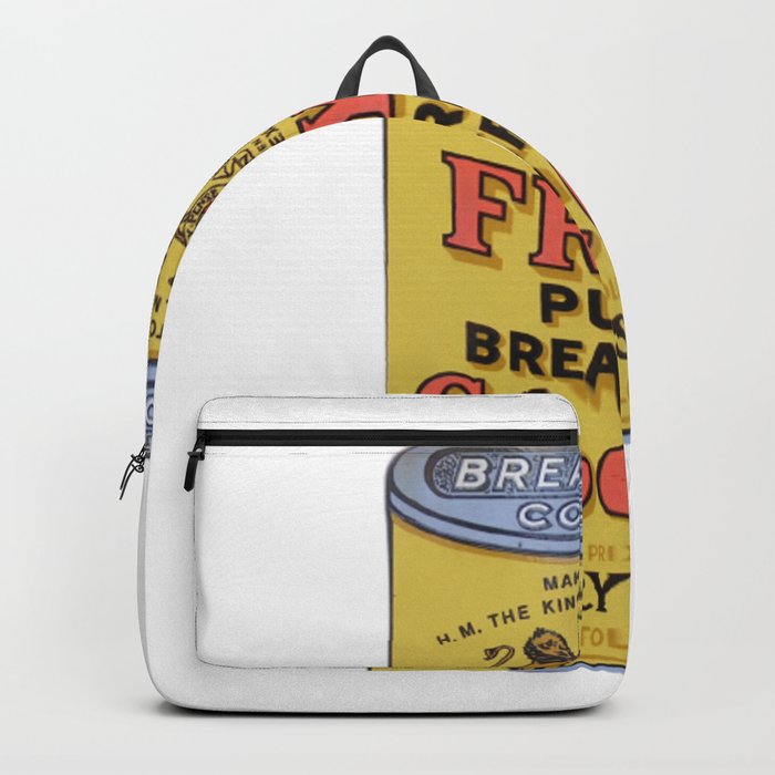Tin Can Fry Cocoa Yellow Tin Pure Breakfast Backpack