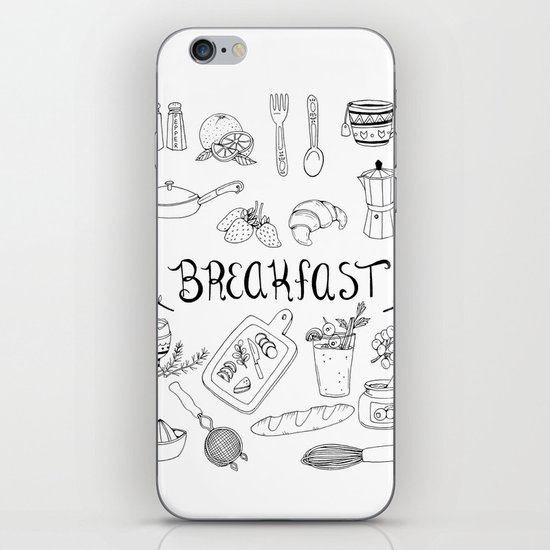 Breakfast iPhone Skin