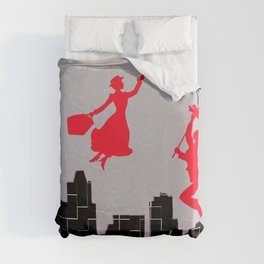 Mary Poppins squares Duvet Cover