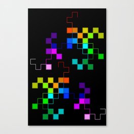 squares and squares again Canvas Print