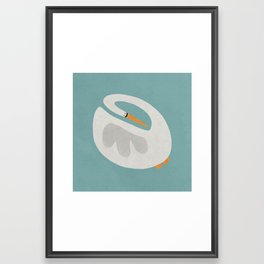 Swan & Only Framed Art Print