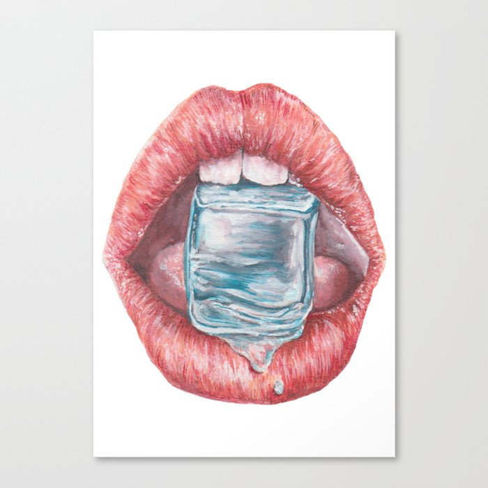 Lips.3 Canvas Print