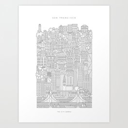 San Francisco Art Print