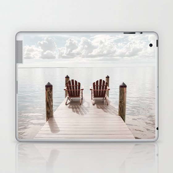 Relaxing at the beach Laptop & iPad Skin