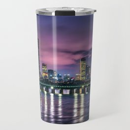 63  Builing in the Evening Travel Mug