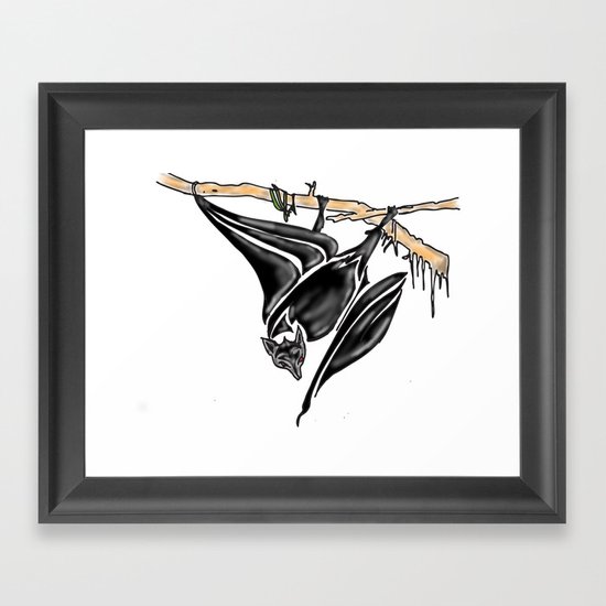 It's a Bat Man............... Framed Art Print