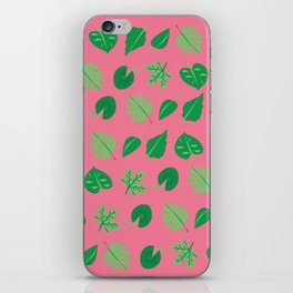 Leaf Botanical color aesthetic cute design leaves iPhone Skin