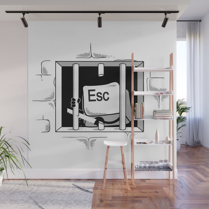 Esc Escape Wall Mural