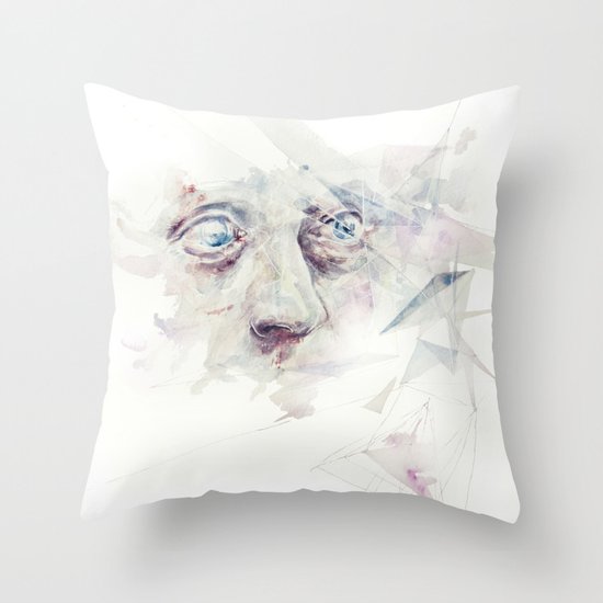 living in delay Throw Pillow