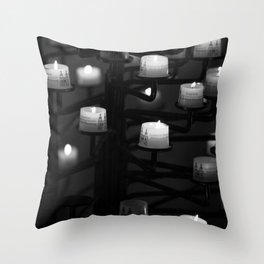 Candle Throw Pillow