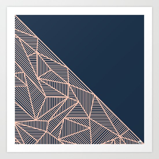 B Rays Geo 1 Art Print