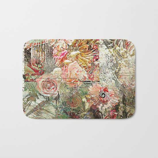 Funky Fantasy Floral Bath Mat