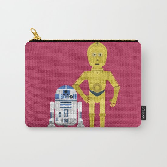 C3P0 and R2D2 vector Carry-All Pouch