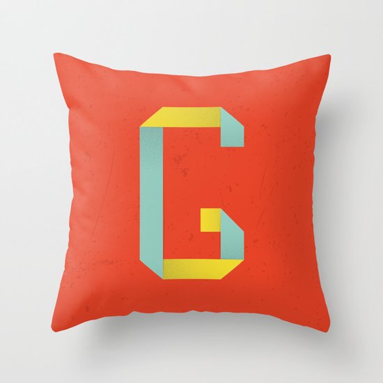 G 001 Throw Pillow