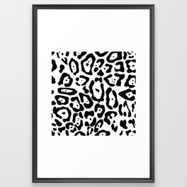 Jaguar seamless pattern Framed Art Print