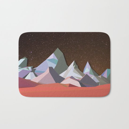 Night Mountains No. 30 Bath Mat