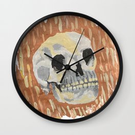 I Want To Live- Skull Painting Wall Clock