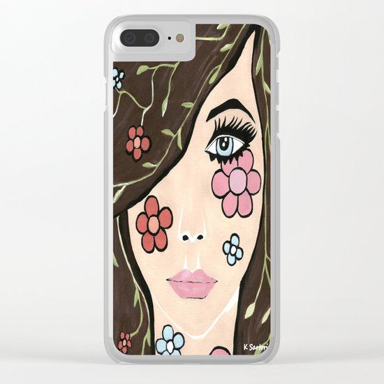 Betty Clear iPhone Case
