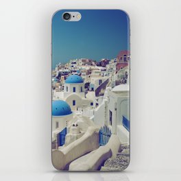 Blue Domes, Oia, Santorini, Greece iPhone Skin