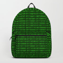 Binary numbers pattern in green Backpack | Binarysystem, Numbers, Binarycode, Pattern, Pc, Typography, Other, Binary, Text, Graphicdesign 