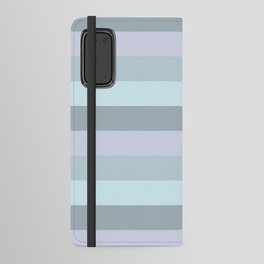 Pastel Stripes Blue Android Wallet Case