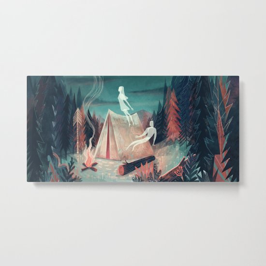 outside Metal Print