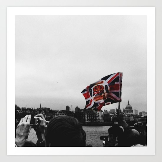 Jubilee Flag Art Print