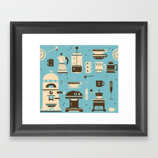 Coffee Paraphernalia Framed Art Print