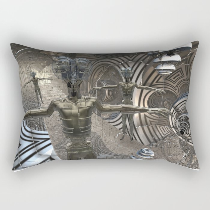 Interdimensional Travelers Rectangular Pillow