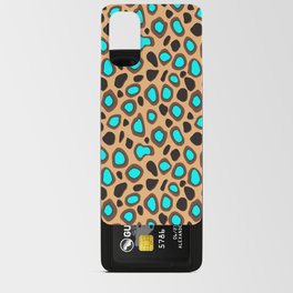 Teal Cheetah Android Card Case