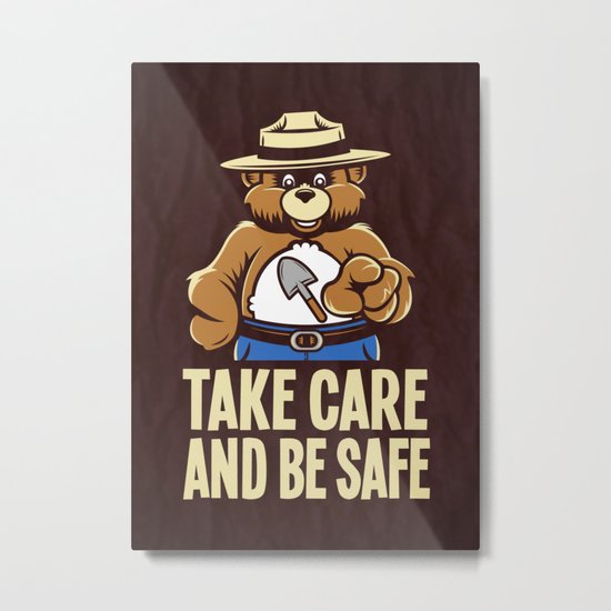 Take Care Metal Print