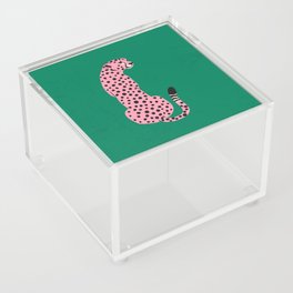 The Stare: Pink Cheetah Edition Acrylic Box
