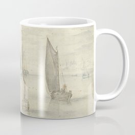 Jan Brueghel I - Stad aan een brede rivier Coffee Mug